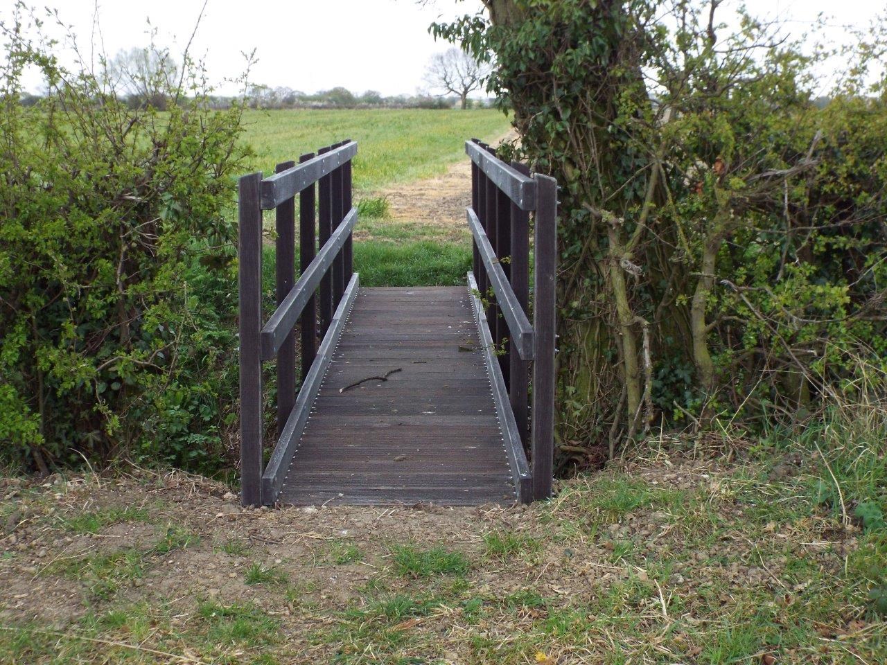 A GRP footbridge